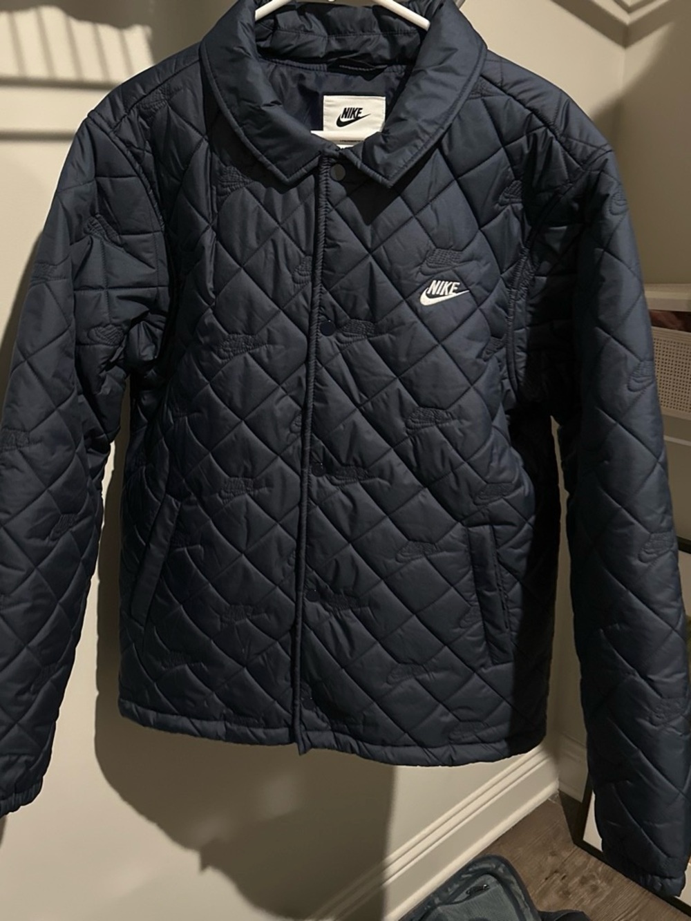 Nike Men’s Quilted Navy Jacket